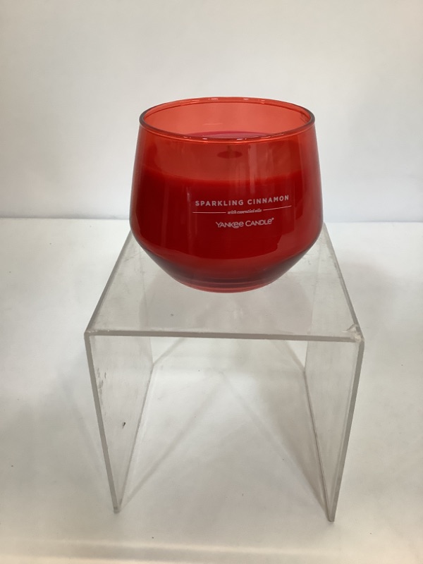 Photo 2 of 10oz Sparkling Cinnamon Studio Collection Glass Candle - Yankee Candle