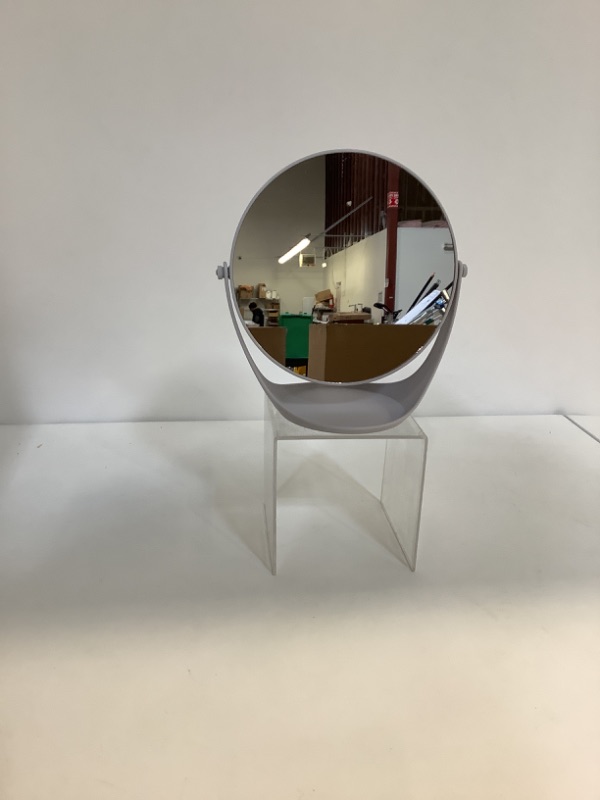 Photo 2 of Plastic Vanity Mirror - Room Essentials / Silver