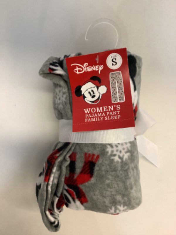 Photo 1 of Womens Pajama Pants Christmas Mickey Print SIZE S