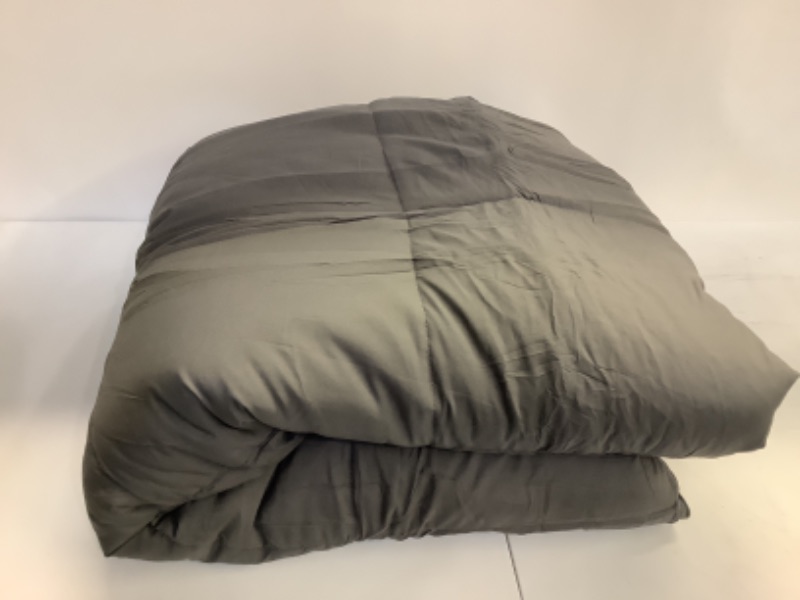 Photo 1 of Plush Comforter - Gray 