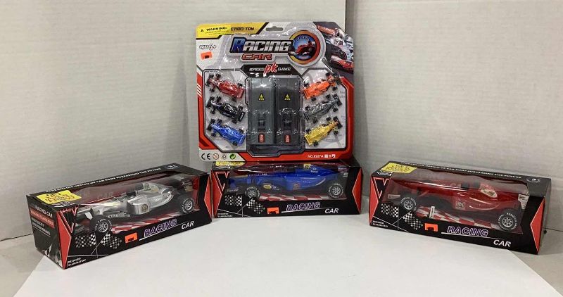 Photo 1 of 4 PCS NEW REMOTE CONTROL AND RACING CAR TOYS