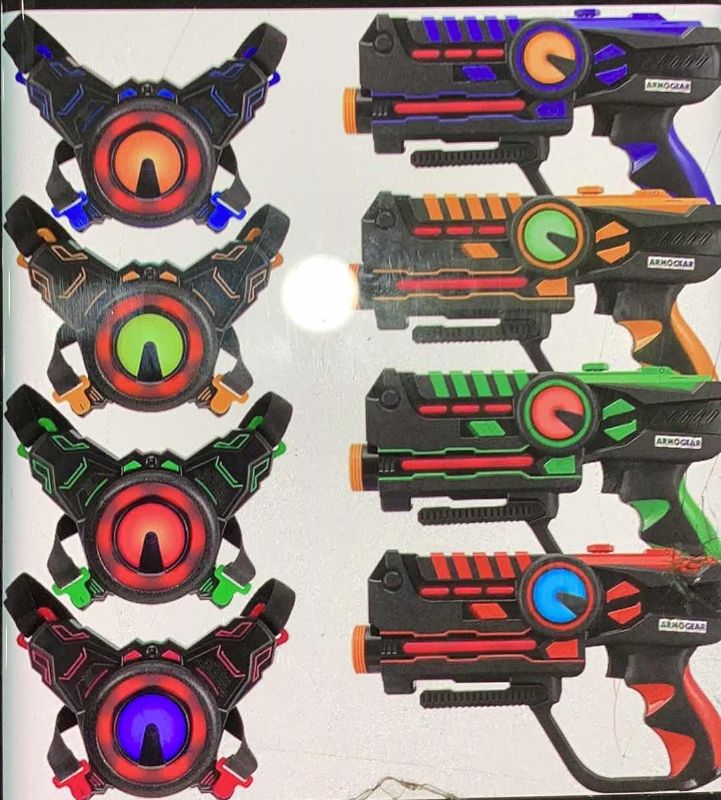 Photo 1 of  ARMOGEAR LASER TAG GUNS SET OF 4