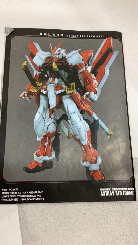 Photo 5 of ASTRAY RED FRAME TRANSFORMERS TYPE MODEL KIT 1/100 SCALE