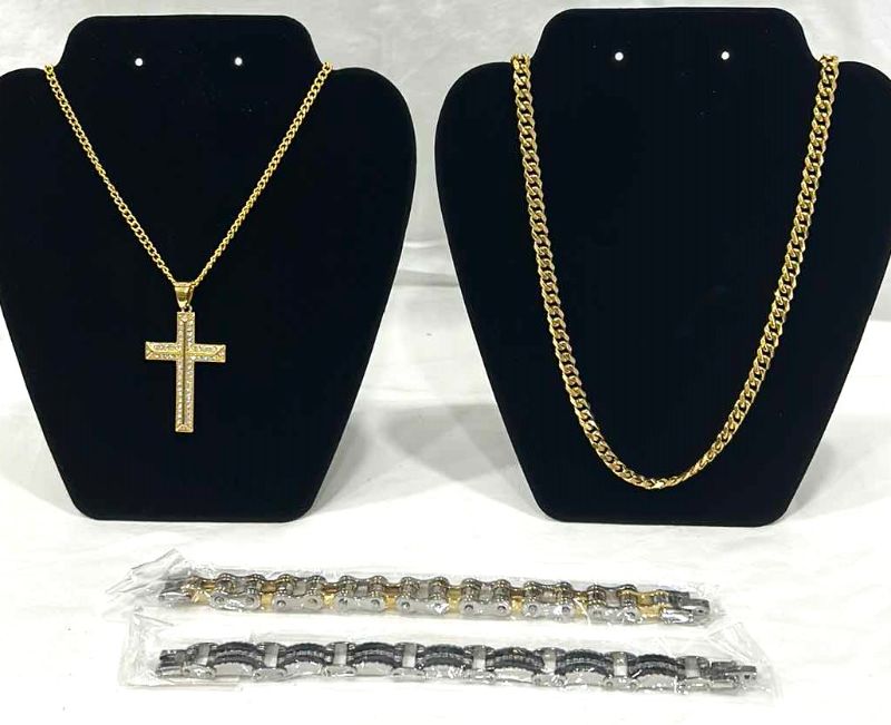 Photo 1 of 4 PCS COSTUME JEWELRY