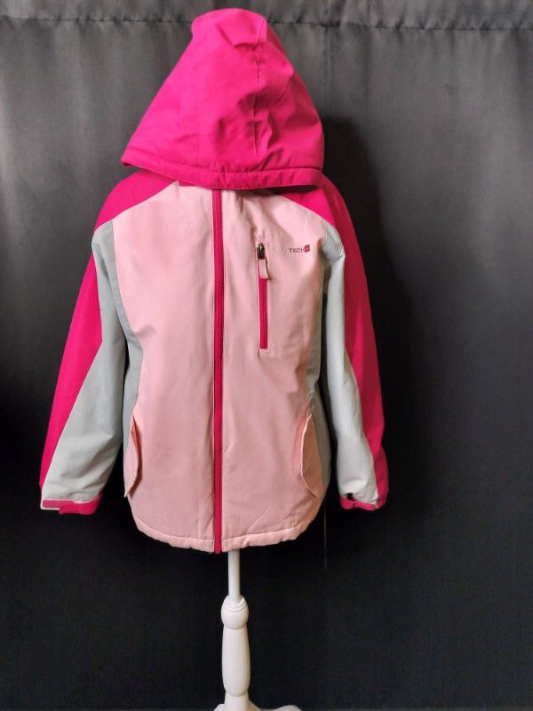 Photo 1 of GIRLS PINK SWISS TECH SKI PARKA SIZE XL 14-16