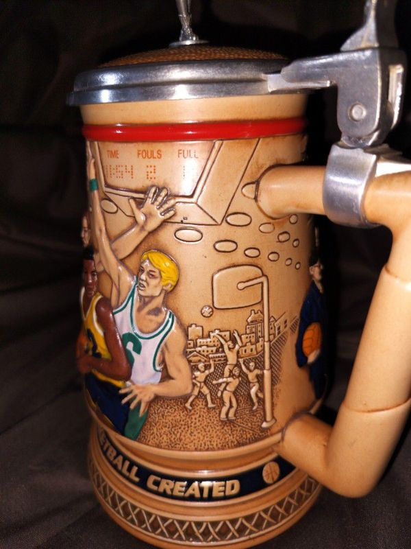 Photo 3 of VINTAGE AVON 1992 TRIBUTE TO A CENTURY IN BASKETBALL BEER STEIN