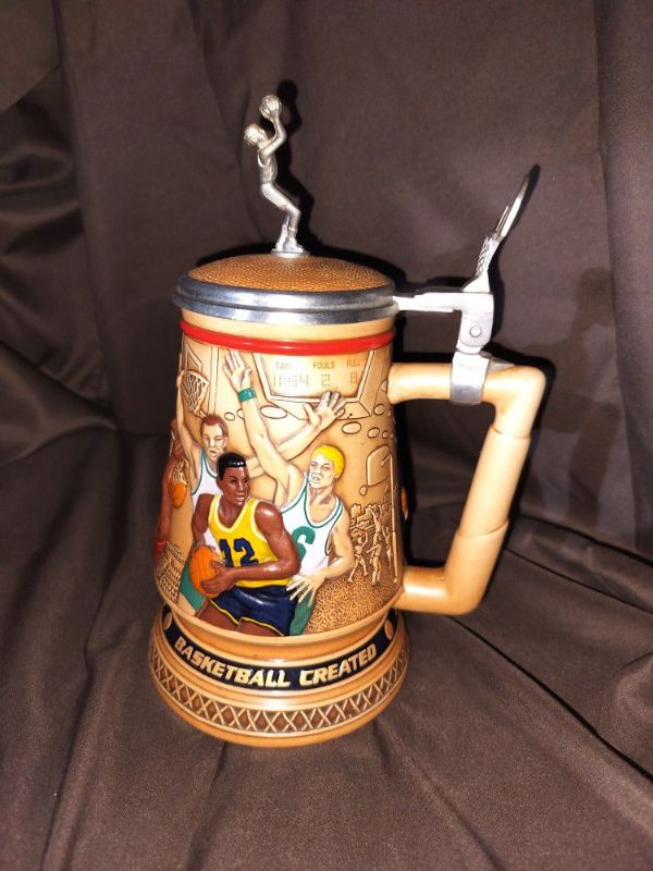 Photo 1 of VINTAGE AVON 1992 TRIBUTE TO A CENTURY IN BASKETBALL BEER STEIN