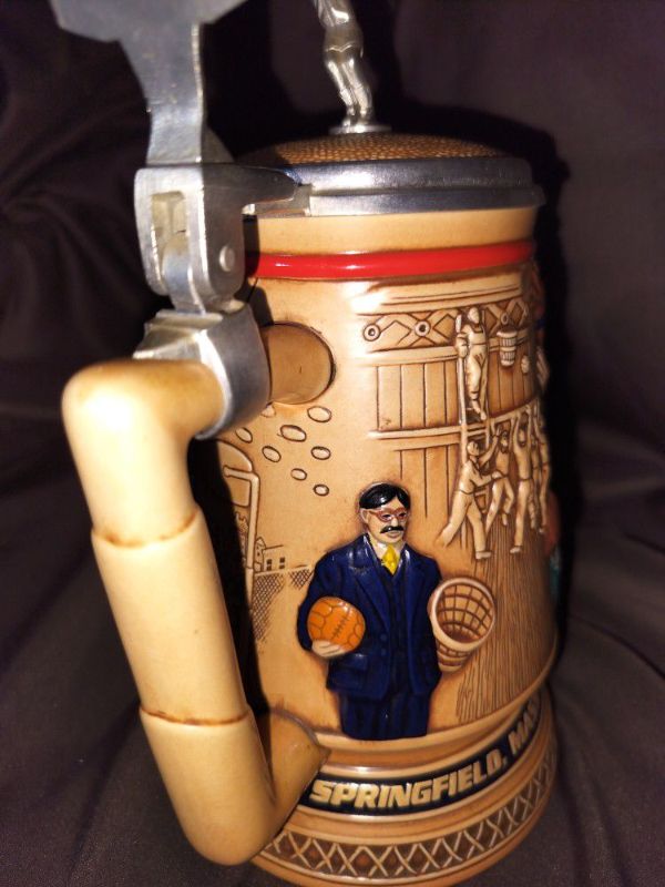 Photo 4 of VINTAGE AVON 1992 TRIBUTE TO A CENTURY IN BASKETBALL BEER STEIN