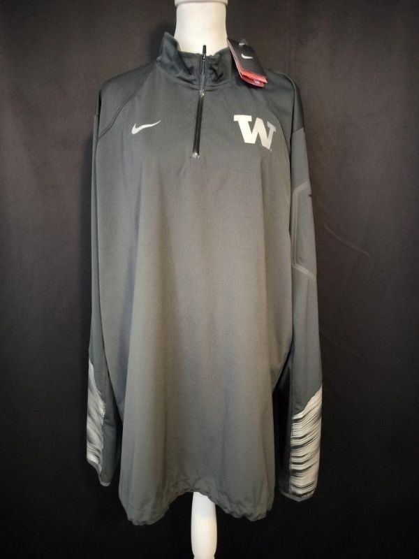 Photo 1 of MENS NIKE WASHINGTON HUSKIES DRY FIT LONG SLEEVE SHIRT NEW WITH TAGS