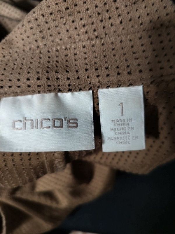 Photo 3 of WOMENS CHICO SUEDE LEATHER BUTTON DOWN JACKET SIZE 1