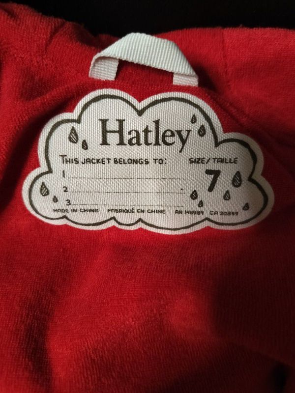 Photo 1 of BOYS HATLEY AIRPLANE THEMED RAIN JACKET SIZE 7