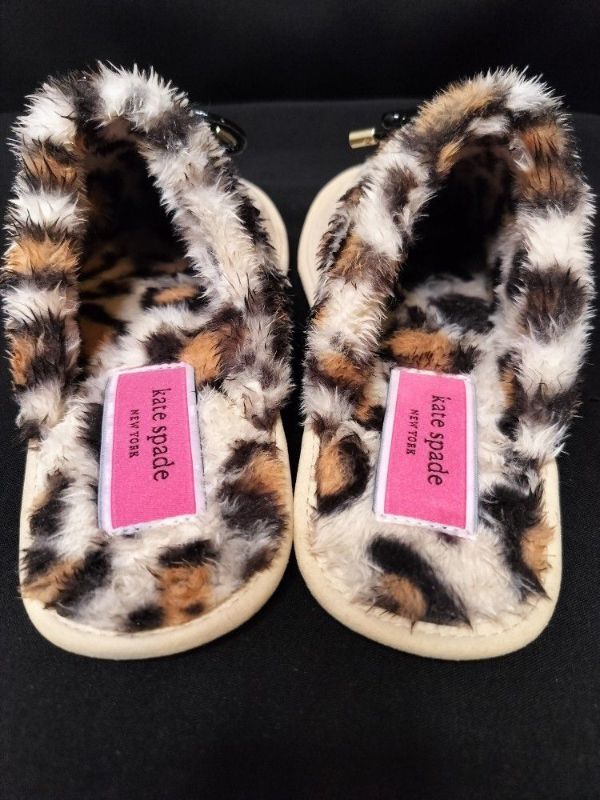 Photo 2 of WOMENS KATE SPADE CHEETAH SLIPPERS SIZE 8