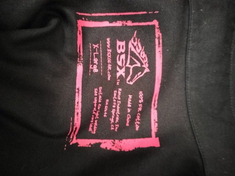 Photo 4 of MENS BLACK STALLION BSX JACKET WITH FLAMES SIZE XL