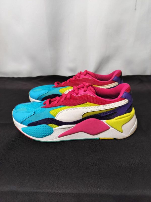 Photo 1 of WOMENS PUMA RS-X3 PUZZLE COLOR BOOK RUNNING SHOES SIZE 8