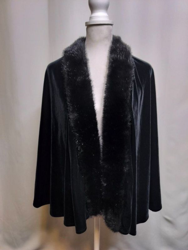 Photo 1 of WOMENS CACHET VELVET FUR SHAWL SIZE SMALL