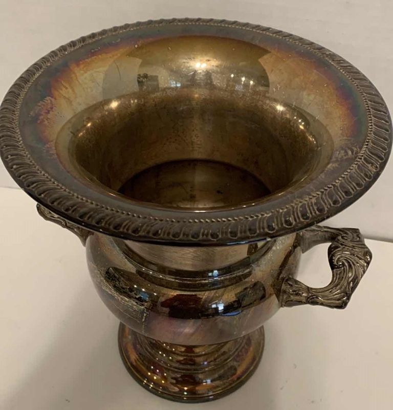 Photo 1 of VINTAGE SILVER PLATED CHAMPAGNE OR WINE BUCKET