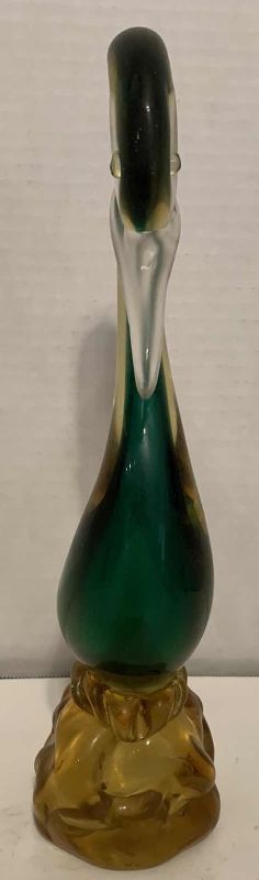 Photo 1 of VINTAGE MURANO ART GLASS SWAN 12” TALL