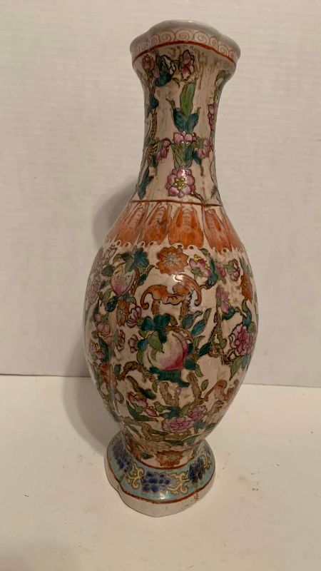 Photo 1 of ROSE PORCELAIN VASE 14”