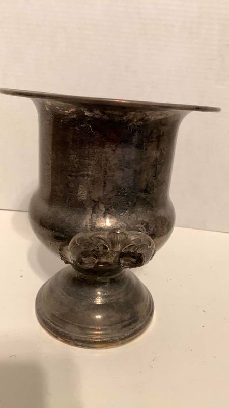 Photo 1 of SILVER PLATED WINE/CHAMPAGNE BUCKET 11” X 10”