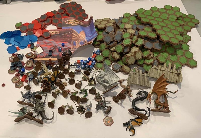 Photo 1 of HEROSCAPE GAME WITH VOLCARREN WASTELAND EXPANSION