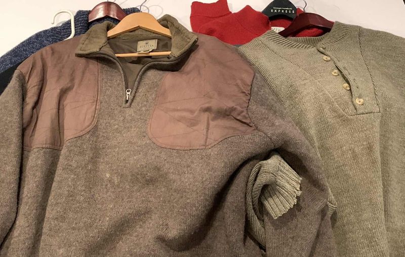 Photo 2 of MENS SWEATERS RALPH LAUREN POLO, BERETTA, AND REMINGTON SIZE L XL XXL