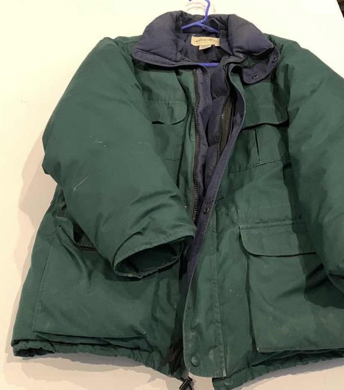 Photo 1 of EDDIE BAUER MENS GOOSEDOWN JACKET SIZE XL