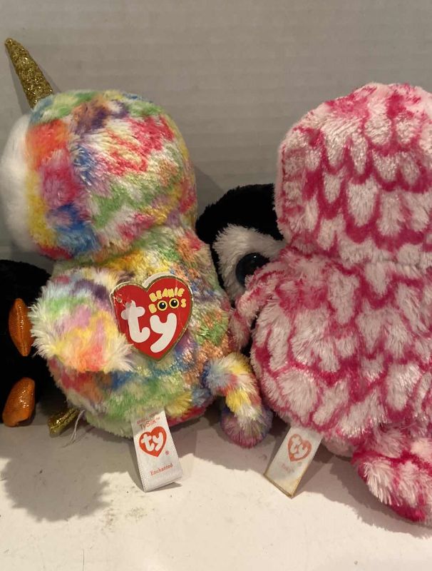 Photo 3 of BEANIE BABY OWLS