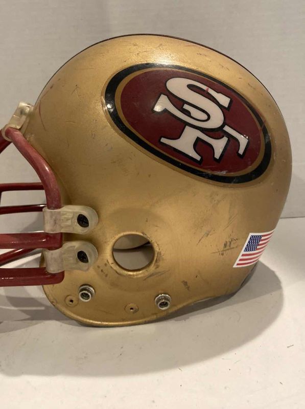 Photo 2 of NFL FOOTBALL SAN FRANCISCO 49ERS FOOTBALL HELMET