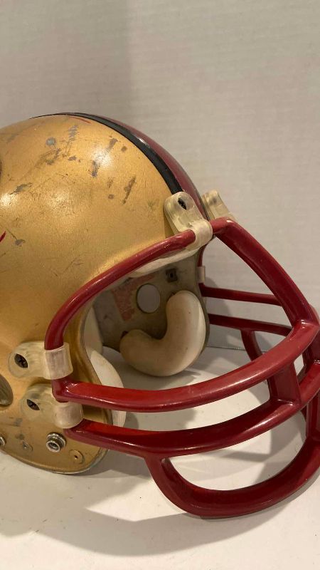 Photo 3 of NFL FOOTBALL SAN FRANCISCO 49ERS FOOTBALL HELMET