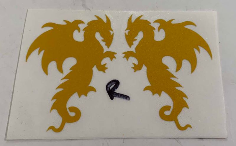 Photo 1 of DRAGON STICKERS