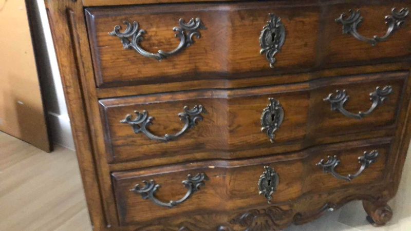 Photo 1 of DREXEL HERITAGE FRENCH LOUIS XV STYLE NIGHTSTAND WITH DOVETAIL DRAWERS 33” X 19” H 27”