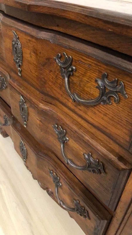 Photo 1 of DREXEL HERITAGE FRENCH LOUIS XV STYLE NIGHTSTAND WITH DOVETAIL DRAWERS 33” X 19” H 27”