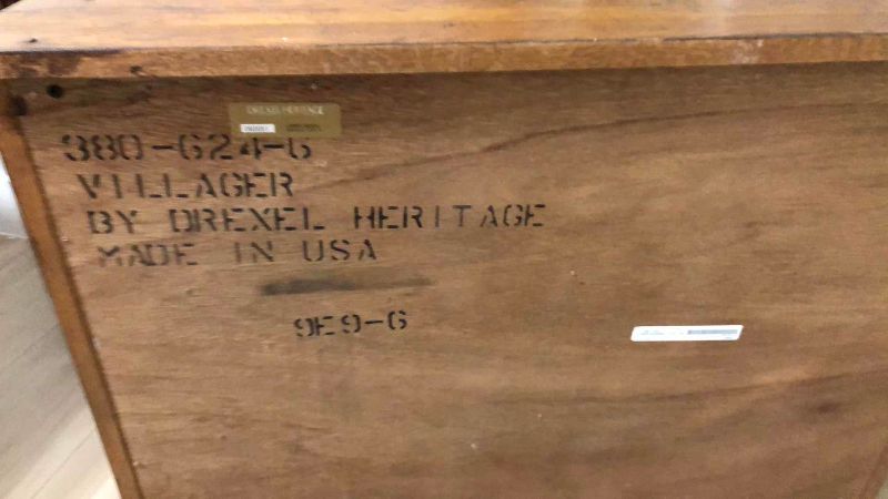 Photo 1 of DREXEL HERITAGE FRENCH LOUIS XV STYLE NIGHTSTAND WITH DOVETAIL DRAWERS 33” X 19” H 27”