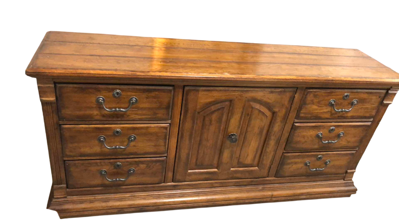 Photo 1 of DREXEL HERITAGE FRENCH LOUIS XV STYLE DRESSER 76” X 19” H 36”