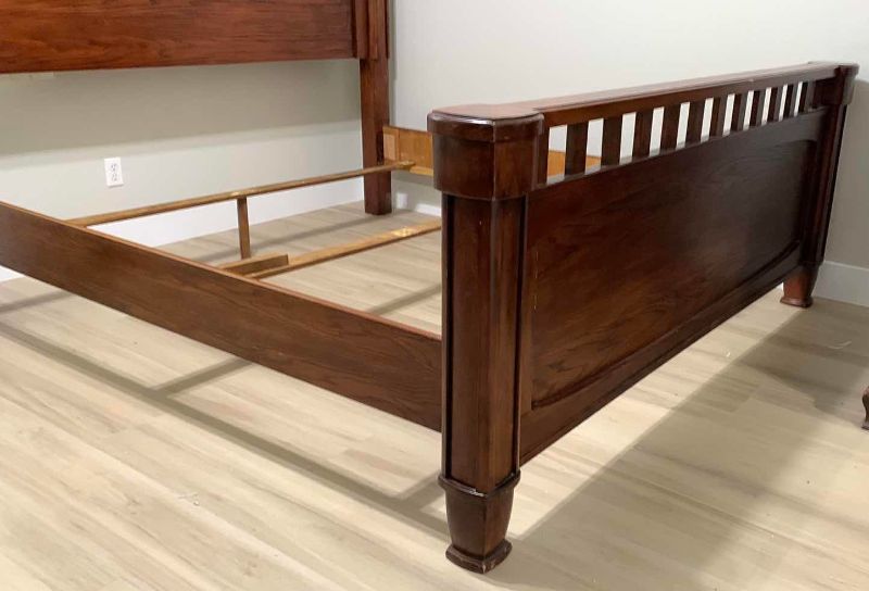Photo 1 of CAL KING MISSION STYLE SOLID WOOD BED FRAME 84” x 90”