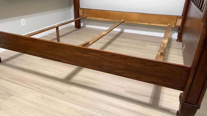 Photo 1 of CAL KING MISSION STYLE SOLID WOOD BED FRAME 84” x 90”