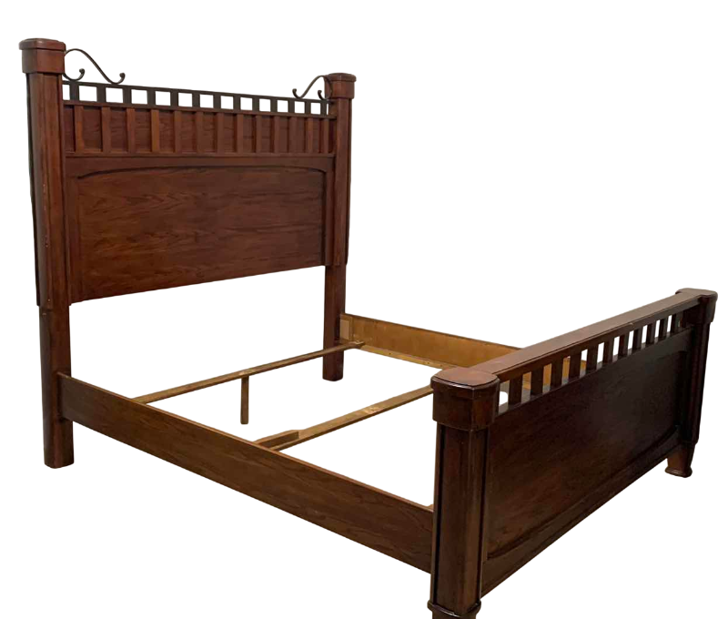 Photo 1 of CAL KING MISSION STYLE SOLID WOOD BED FRAME 84” x 90”