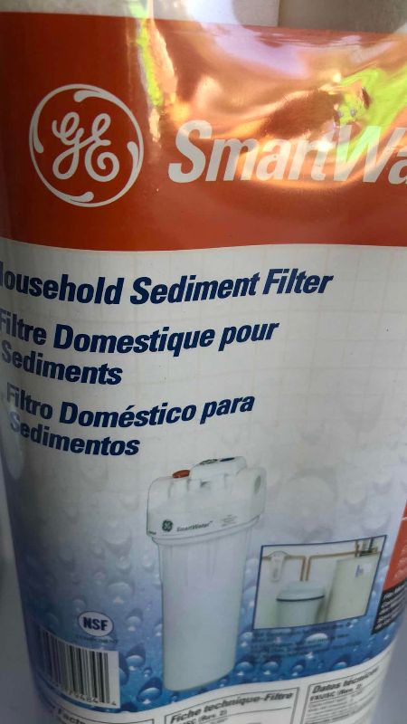Photo 1 of GENERAL ELECTRIC HOUSEHOLD SEDIMENT FILTRATION UNIT FILTERS