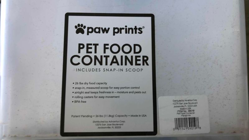 Photo 1 of 26 POUND PET FOOD STORAGE