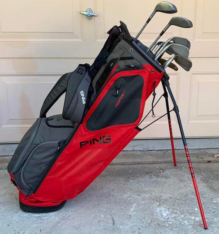 Photo 1 of PING GOLF CLUBS IN BAG