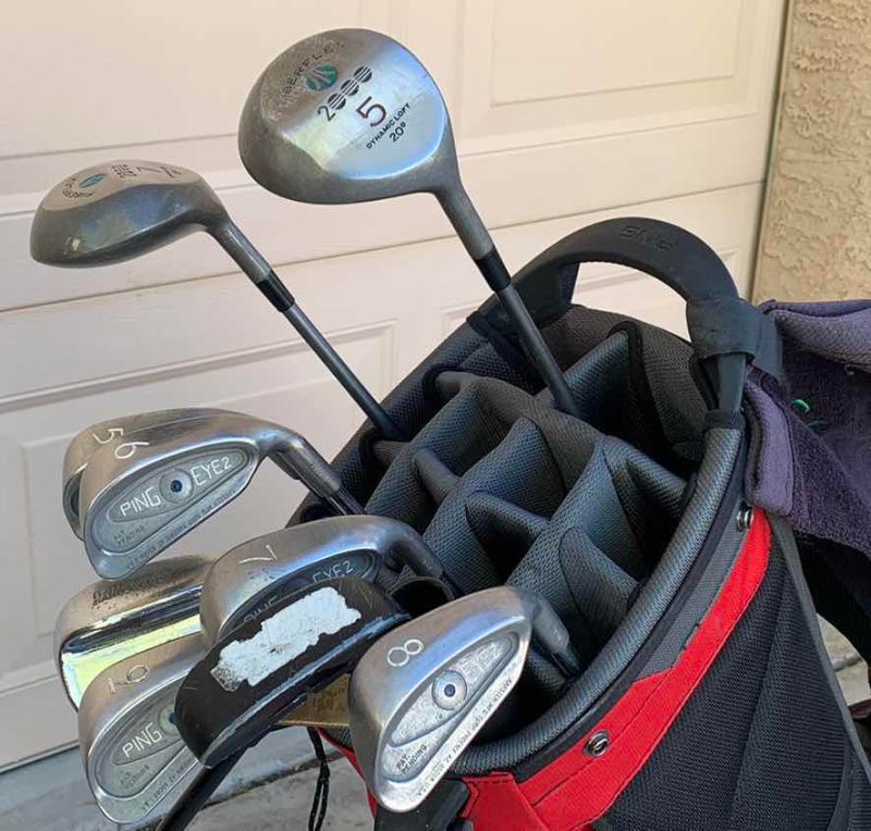 Photo 1 of PING GOLF CLUBS IN BAG