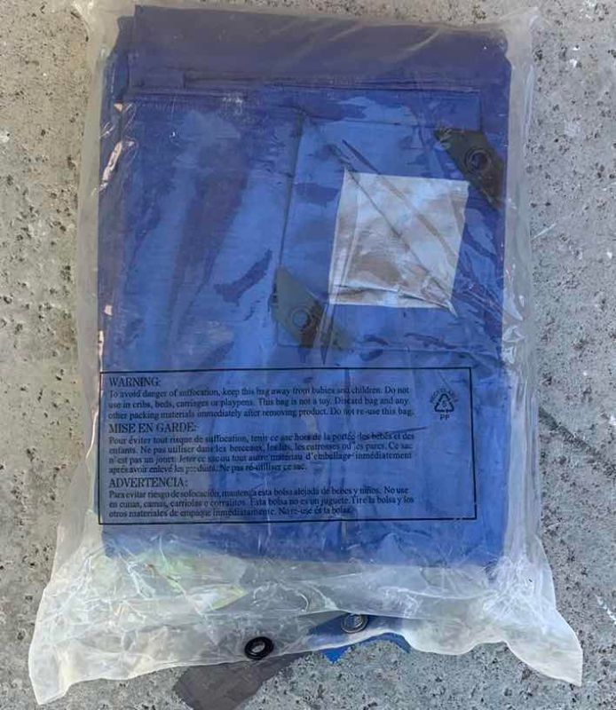 Photo 1 of 2-PACK HEAVY DUTY POLY TARPS