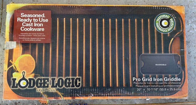 Photo 1 of CAST IRON GRIDDLE, BIG EASY ACCESSORY KIT, GRILLING BASKET & SKEWERS/GRILLING STICKS