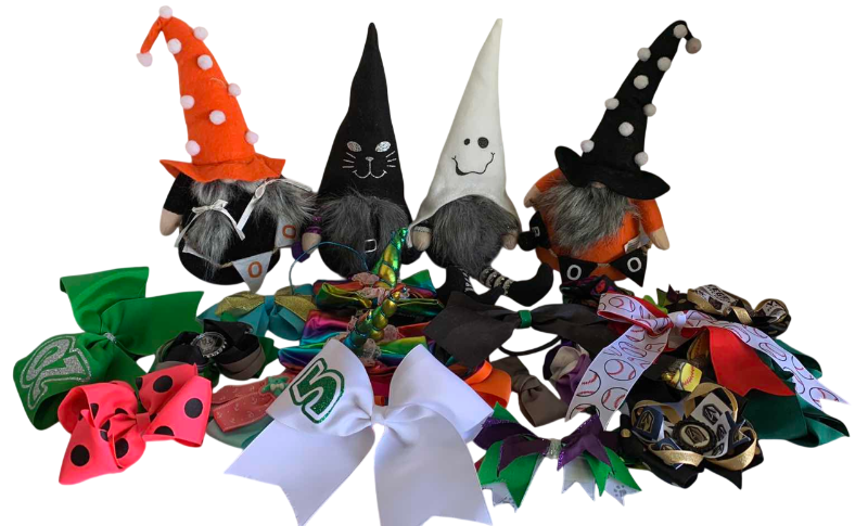 Photo 1 of HALLOWEEN GNOMES & HAIR BOWS