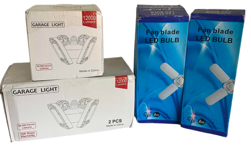Photo 1 of GARAGE LIGHTS & FAN BLADE LIGHT BULBS