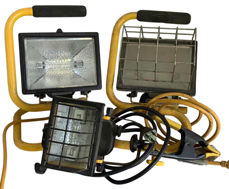 Photo 1 of HALOGEN WORK LIGHTS