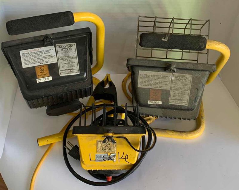 Photo 1 of HALOGEN WORK LIGHTS