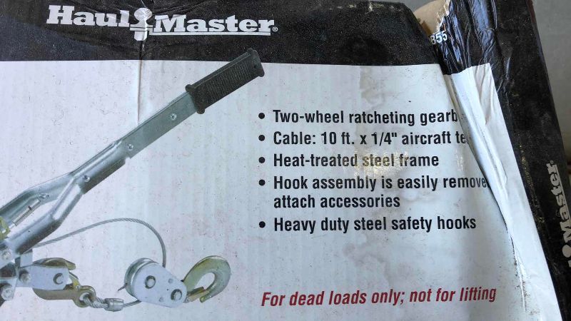 Photo 1 of CABLE WINCH PULLER 8000 POUND CAPACITY