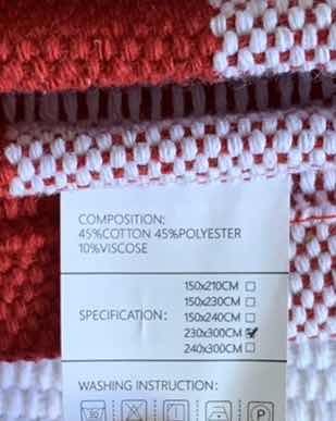 Photo 1 of HEAVY OUTDOOR RUG OR PICNIC MAT 7.5' X 10'