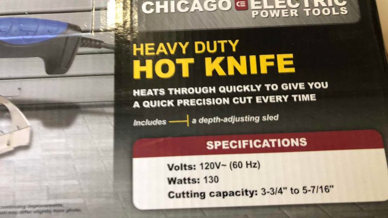 View 2 of CHICAGO ELECTRIC HEAVY DUTY HOT KNIFE